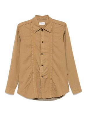 LEMAIRE: shirts - Multi Topstitch Fitted Shirt