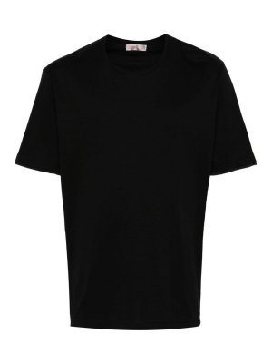 Tシャツ・カットソー HERNO SS25 MAN T-SHIRT (JG000166U 52005 1000) ヘルノ Tシャツ メンズ スーパーファインコットンストレッチ