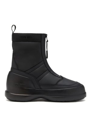 Moon Boot: Bottines - Bottes - Noir