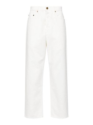 GOLDEN GOOSE: jeans dritti, a sigaretta - Pantalone d'oro