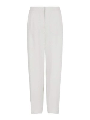 GIORGIO ARMANI: Pantalons casual - Pantalons Décontractés - Gris