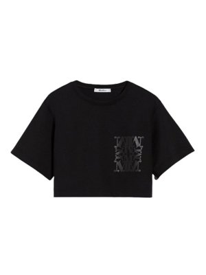 Max Mara: T-shirts - T-Shirt - Schwarz