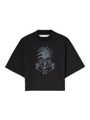Palm Angels: t-shirt - T-shirt Matita sul palmo