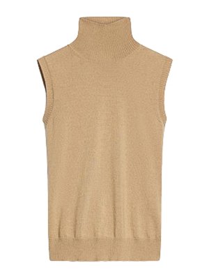 SPORTMAX: Rollkragenpullover  und Polo-Ausschnitt - Rollkragenpullover - Camel