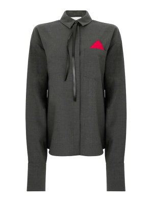 SPORTMAX: Camisas - Camisa - Gris