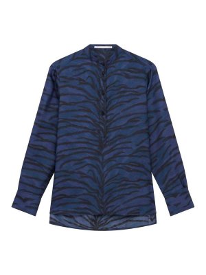 STELLA McCARTNEY: Chemises - Chemise - Bleu Foncé