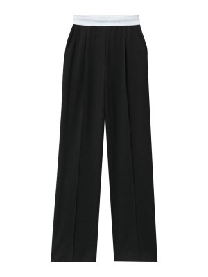 ALEXANDER WANG: casual trousers - Long Pants With Logo Band