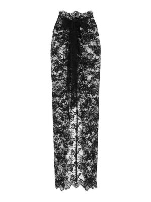 DOLCE & GABBANA: ニーレングススカート＆ミディ丈 - 膝丈/ミディスカート - 黒