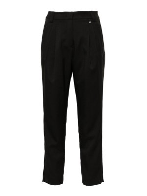HERNO: casual trousers - Flannel Feeling Trousers
