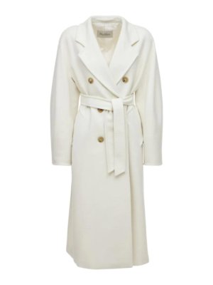 Max Mara: Abrigos cortos - Abrigo Corto - Blanco