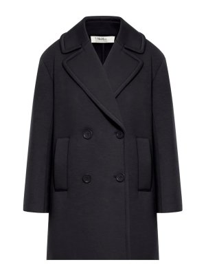 S MAX MARA: ショートコート - ショートコート - 黒