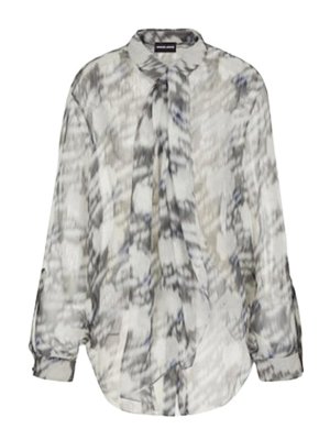 GIORGIO ARMANI: Chemises - Chemise - Gris