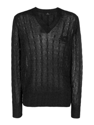 ETRO: Pull col rond - Pull Col Rond - Noir