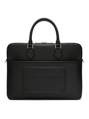 DOLCE & GABBANA: ラップトップケース＆ブリーフケース - ラップトップバッグ/ブリーフケース - 黒