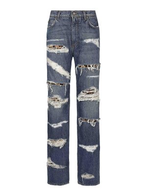 DOLCE & GABBANA: straight leg jeans - Jeans