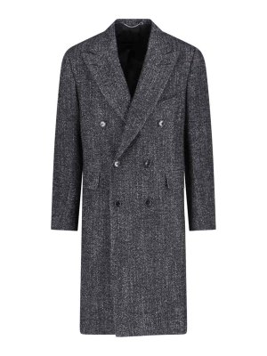 CESARE ATTOLINI NAPOLI: cappotti corti - Cappotto Doppiopetto