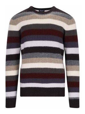 DRUMOHR: Escotes barcos - Suéter Con Escote Barco