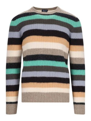 DRUMOHR: Escotes barcos - Suéter Con Escote Barco