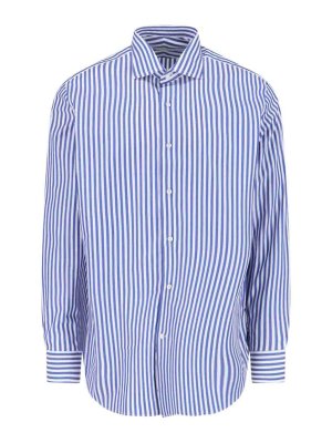 LABORATORIO DEL CARMINE: Chemises - Chemise - Bleu