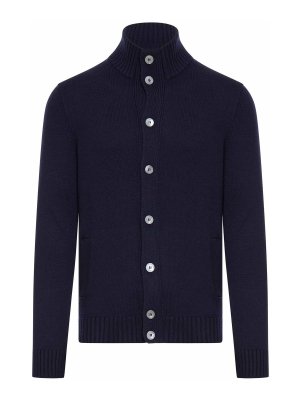Huf Merged cardigan - Blue - Men | KN00462BLUNI | thebs.com