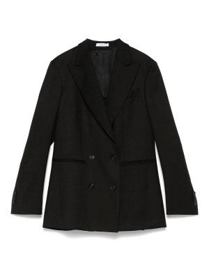 アウターその他 COPERNI Woman Blazer Black COPV54828 BLACK Coperni Black Hybrid Oversized Tailored Blazer Coperni