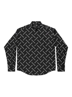 BALENCIAGA: シャツ - シャツ - 黒