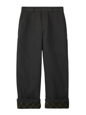 BURBERRY: Casual Hosen - Casual Hose - Schwarz