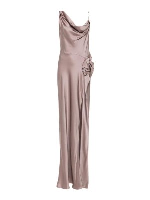 DRIES VAN NOTEN: knee length dresses - On Satin Dress