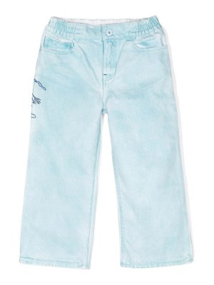 BURBERRY: straight leg jeans - Denim Trousers