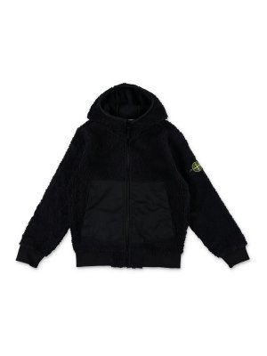 Stone Island Junior: Sweatshirts & Pulls - Sweat-Shirts - Noir