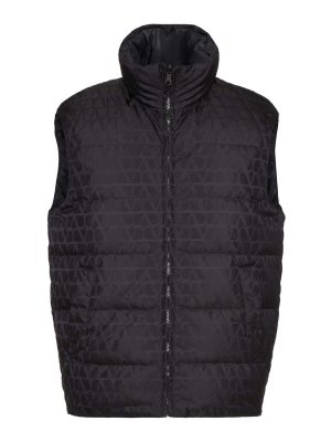 VALENTINO GARAVANI: giacche imbottite - Gilet imbottito in toile Iconographe