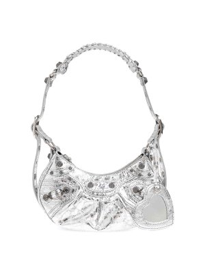 Liu Jo Silver Logo Shoulder Bag - Silver - Women