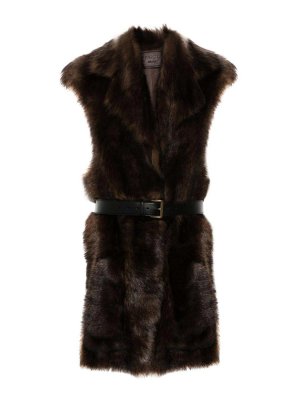 PRADA: waistcoats & gilets - Fur Gilet