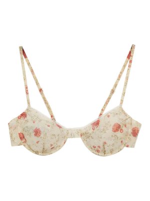 PRADA: Tops & Tank tops - Floral-Print Lace-Trim Bra