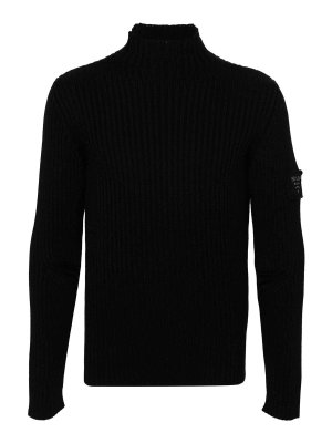 PRADA: crew necks - Logo-Lettering Sweater