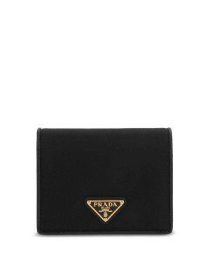 PRADA: wallets & purses - Triangle Logo Bi-Fold Wallet