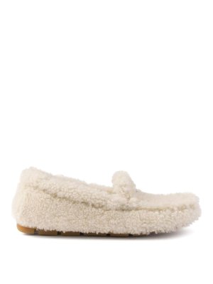 PRADA: classic shoes - Shearling Driving Shoes