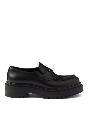 PRADA: classic shoes - Leather Loafers