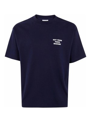 Tシャツ・カットソー ETRO Men T-shirt Blue MRMA0004AK600 X0880 Etro men's cotton T-shirt with peacock print mrma0004aj058
