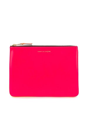 COMME DES GARCONS: wallets & purses - Super Fluo Leather Line Wallet