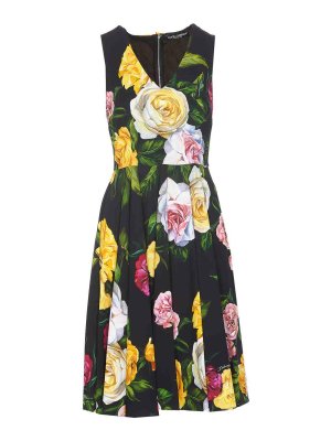 DOLCE & GABBANA: Robe longueur genou - Robe Au Genou - Multicolore