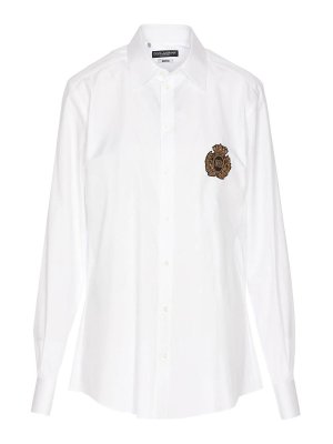DOLCE & GABBANA: shirts - Araldico Patch Shirt