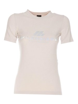 BALENCIAGA: t-shirts - Actiwear Fitted T-Shirt
