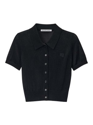 ALEXANDER WANG: Polos  - Polo - Noir