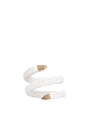 BOTTEGA VENETA: ブレスレット＆バングル - ブレスレット/バングル - 白