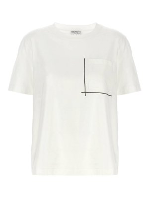 BRUNELLO CUCINELLI: Camisetas - Camiseta - Blanco
