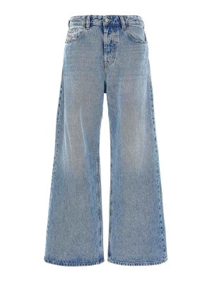 Balenciaga Fifty-Fifty Jeans - Light Blue - Women