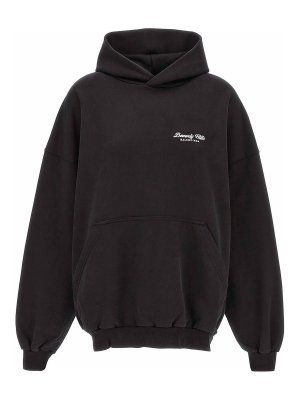The Attico Zip Up Hoodie - Black - Women