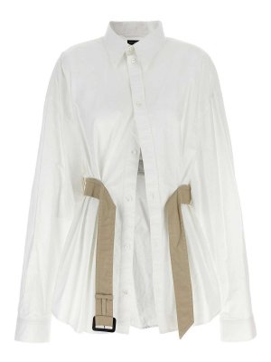 BALENCIAGA: Camisas - Camisa - Blanco