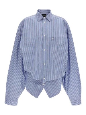 BALENCIAGA: Hemden - Hemd - Hellblau